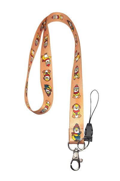 StormiStoretr Sarı Penguenler Boyun İpi Ve Telefon Askısı