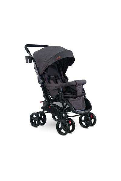 BabyHope Siyah Çift Yönlü Bebek Arabası