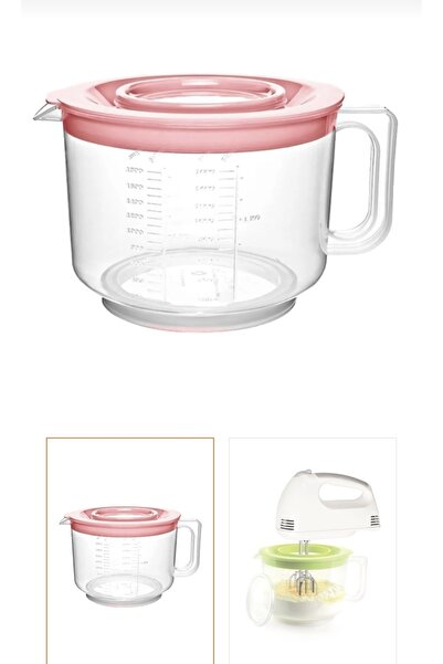 LeesHome Mikser Kabı 2 Lt Özel Koruma Kapaklı Sıçratmayan