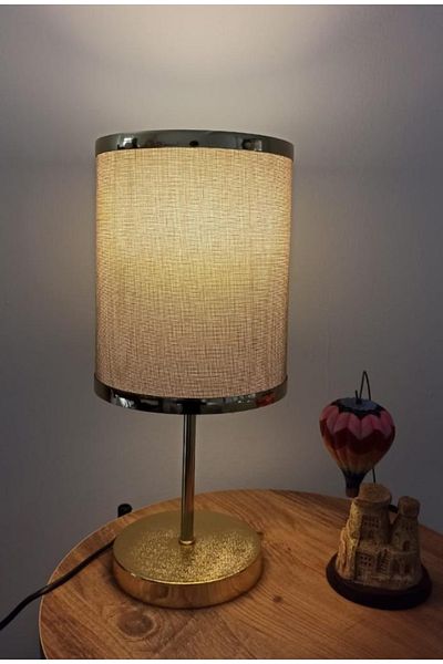 Art&Gift Gold Series Powder Lampshade with Metal Body - Series Stripe