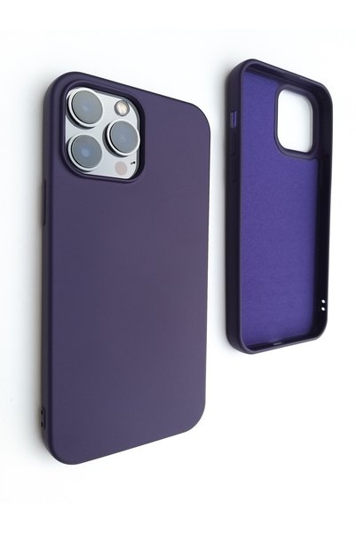 More Gsm Launch Velvet Silicone Case Compatible with iPhone 14 Pro (6.1 Inch)