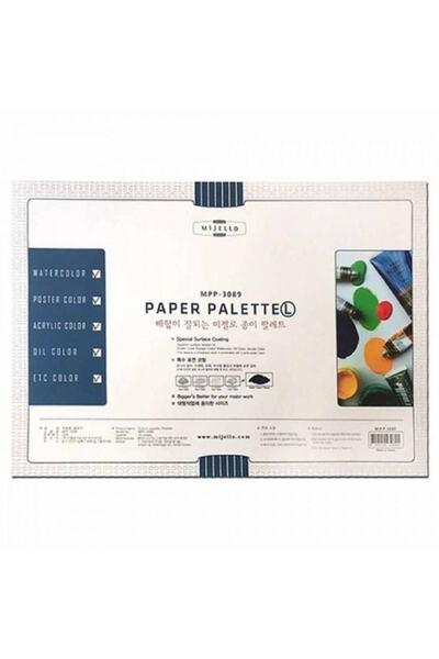 Mijello Палітра для малювання одноразова велика 28,5x26,5 см, 25 шт. 3089