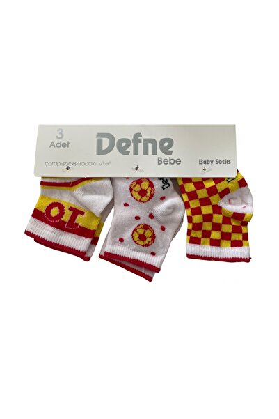 Defne Erkek Bebek Taraftar 3 Adet Çorap