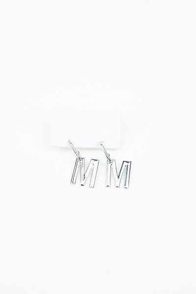 Liveyn Design Letter Earrings Letter M