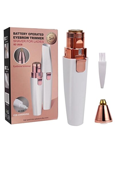 GOCENG Kaş Ve Bıyık Tüy Alma Aleti Makinesi 2 Başlık Sarjlı Epılatör