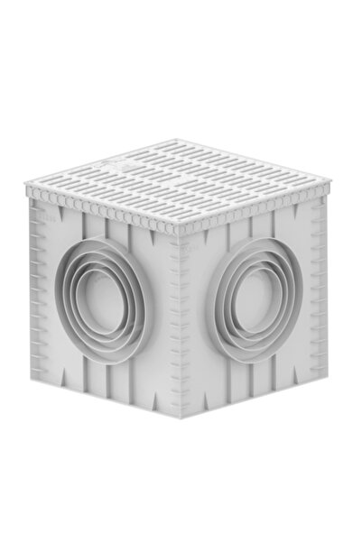 LUX WARES 55x55 Izgara Kapaklı Plastik Rögar (menhol) Kutusu