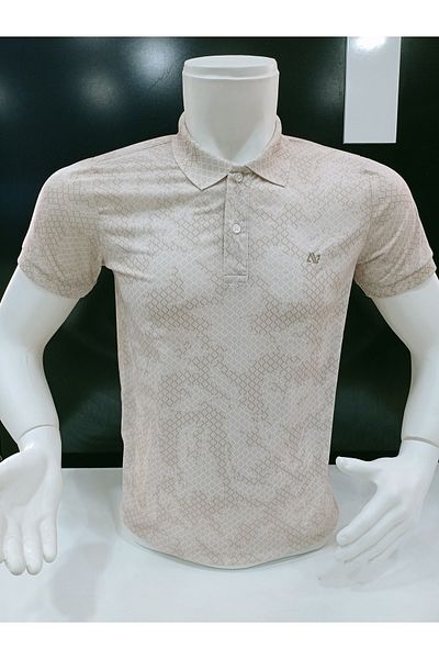 ADVANTE Tricou pentru bărbați Güncüoğlu cu imprimeu digital cu gât polo