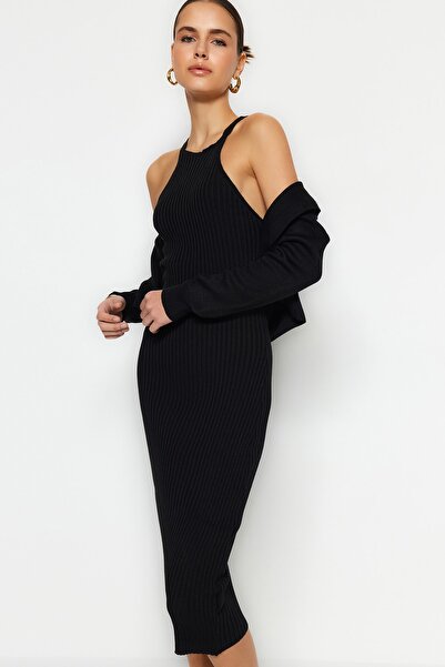 Trendyol Collection Dress - Black - Bodycon