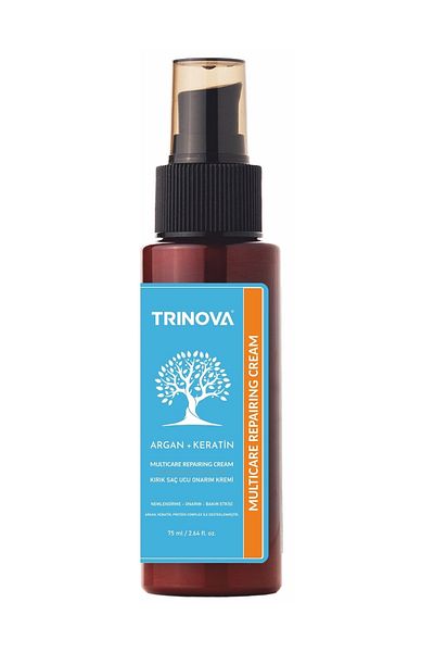 Trinova Repairing Hair Care Cream Arğan Keratin 75ml