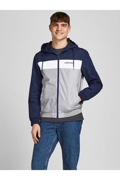 Jack & Jones Мъжко яке с качулка Jack&jones, тъмносиньо, 12200208