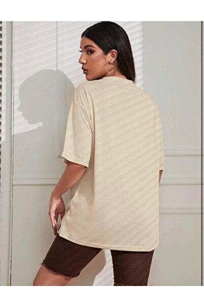 AFROGİYİM Γυναικείο μπλουζάκι Tasmania με στάμπα Oversize