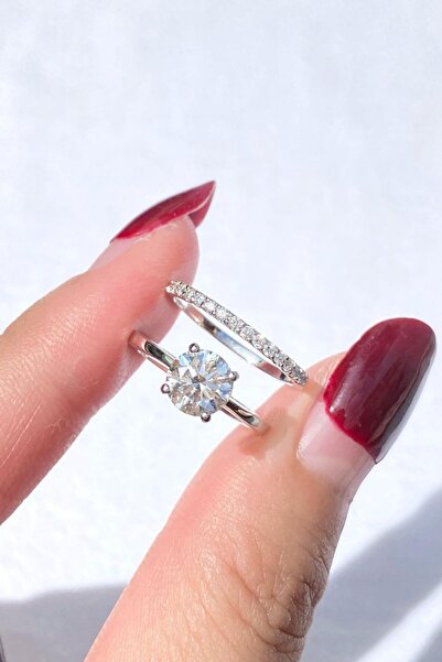 Crystal Diamond Zirconia Muhteşem Parlaklıkta Işıklı Kutuda Tektaş & Tamtur Y...