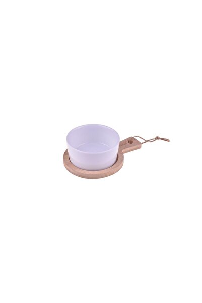 Genel Markalar Dumitra Bambu Altlıklı Porselen Sosluk 2 Parça B1558