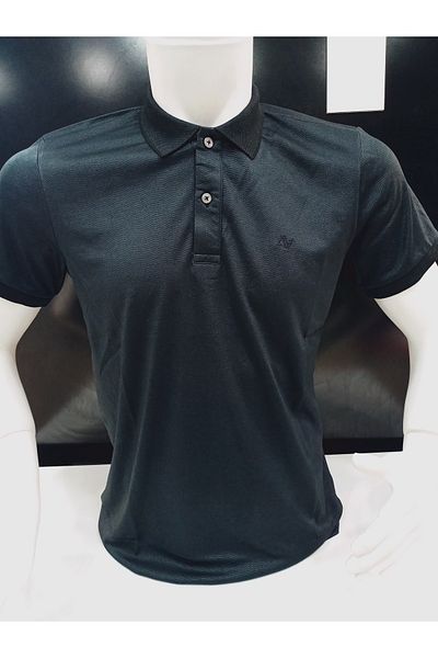 ADVANTE Güncüoğlu Mercerized Jacquard Fabric Polo Collar Men's T-Shirt