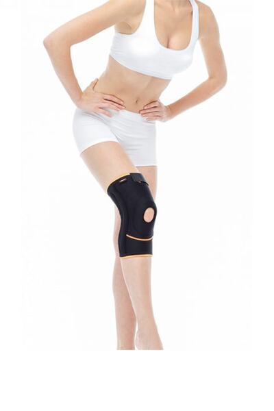 ORLEX Neopren Sporcu Patella & Ligament Destekli Dizlik Beden Xl