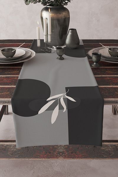 Skhome Premium Custom Design Decorative Digital Printed Runner