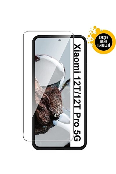 piblue واقي شاشة نانو متوافق تمامًا مع هاتف Xiaomi 12t و12t Pro زجاج مقاوم لل...