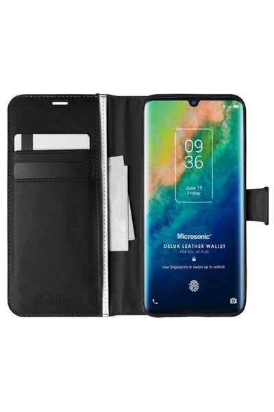 piblue Tcl 10 Plus Case with Stand and Cover Protection Black