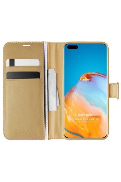 piblue Huawei P40 Pro Case with Stand Cover Protected Gold