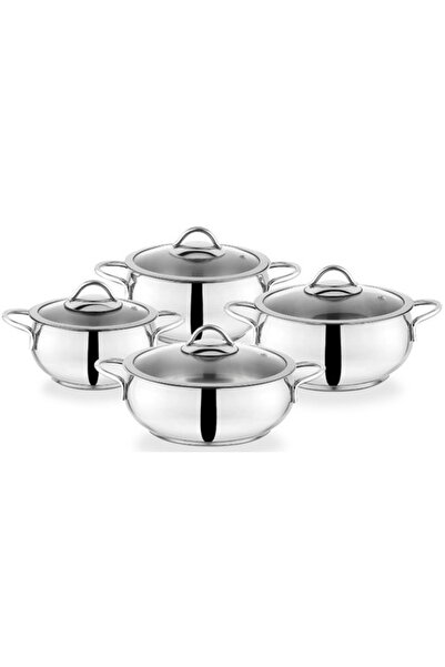 Schafer Cookhaus Çelik Tencere Seti 8 Prç Inox