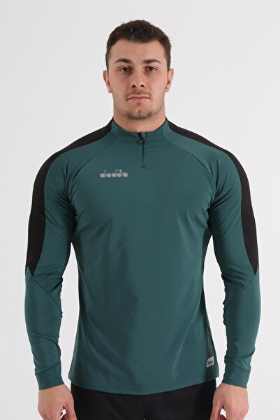 Diadora Mundial 21 Antrenman Eşofmanı Tek Üst Koyu Yeşil 260 Gr)