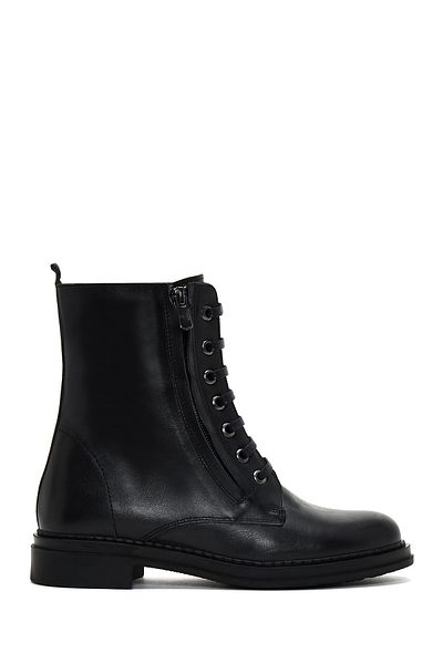 Derimod Women's Leather Zippered Boots