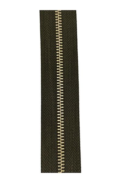MİAPOLLO Double Sided Zipper Khaki (5 Meters)