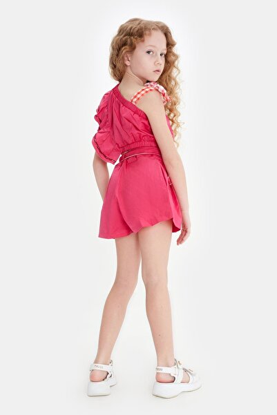 Tyess Kız Çocuk Fuşya Şort 23ss0tj4108
