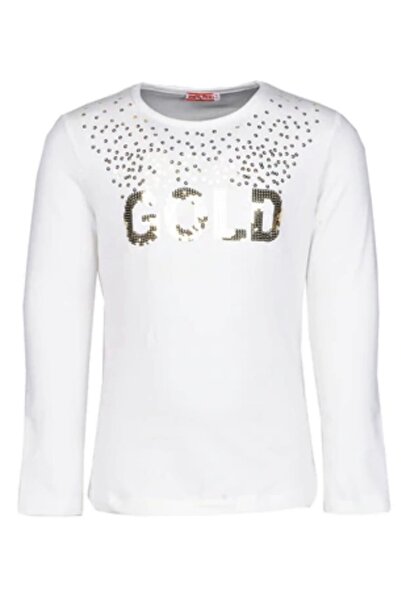 Zeyland بلوزة شتوية للفتيات 100% قطن وقطن ذهبي اللون مطرزة إكرو