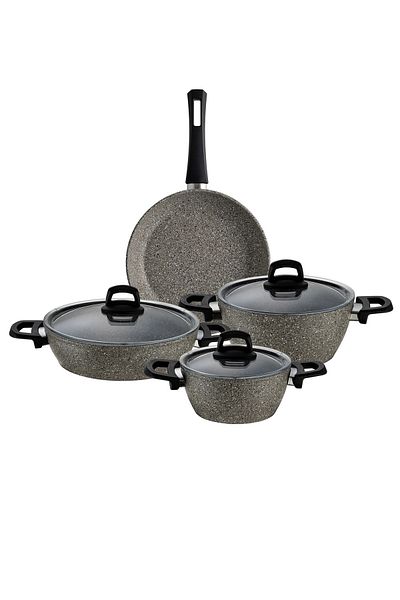 Emsan Myra 7 Piece Cookware Set Gray