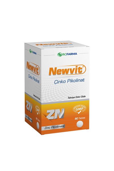 Newvit New Packaging - Zinc Picolinate 60 Tablets