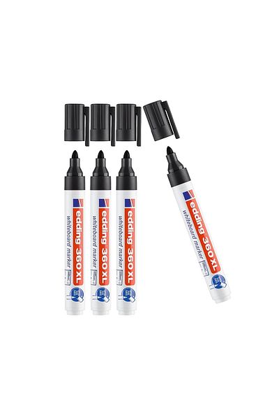 Edding Byt Pen 360 Xl - 4 Pieces Black