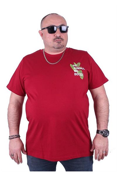 Starbattal Tricou cu gât mai mare Jumpel 23109 Roșu Claret