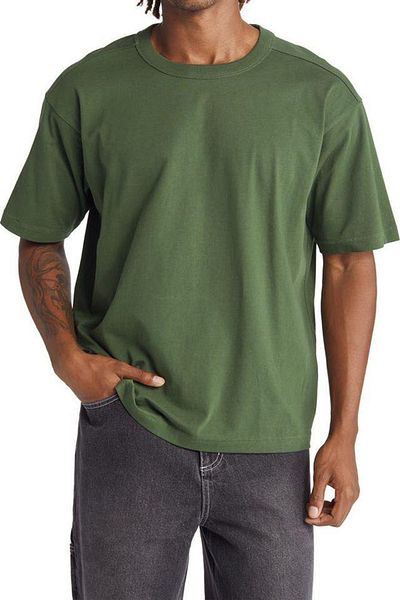 Buğraterzimoda T-shirt Tokyo Back Printed Unisex Oversize Χακί μπλουζάκι