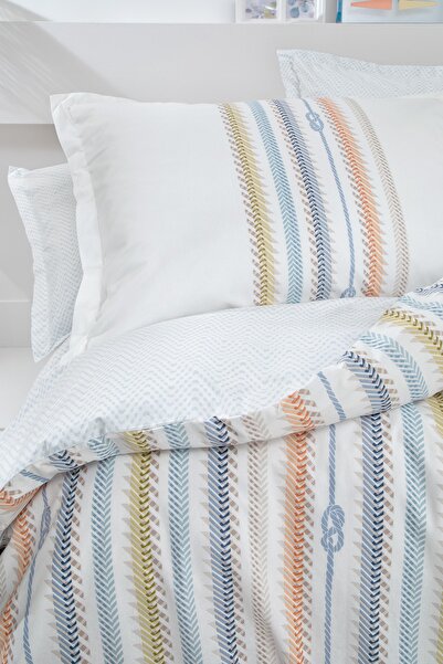 Yataş Benito Single Ranforce Duvet Cover Set - Oil Green