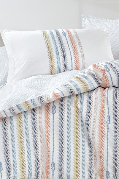 Yataş Benito Double Ranforce Duvet Cover Set - Oil Green