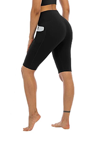 Hepsine Rakip Women's High Waisted Sports Laptop Leggings with Pockets Yoga Pilates