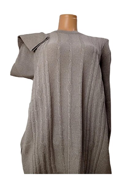 SEFER Γυναικείο πουλόβερ μαμάς με ανάγλυφο σχέδιο - βιζόν