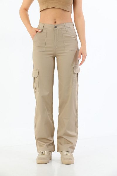 BİKELİFE Hose - Beige - Cargo
