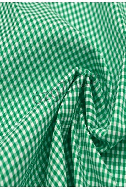 perlina home Plaid Green Cotton Fabric (UAreaways: shirt, dress, ecuvb. )