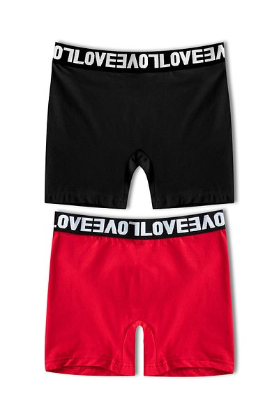 HNX Μίνι γυναικείο καλσόν Cotton Love Rubber 2 συσκευασιών