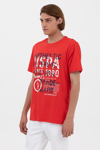 U.S. Polo Assn. Printed Crew Neck T-shirt
