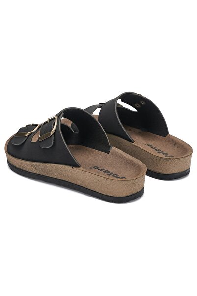 Nstil Καθημερινές Γυναικείες - Ανδρικές παντόφλες σόλας με διπλή πόρπη με σχέδιο από φελλό 245