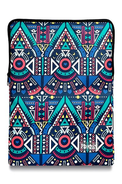 Perissy 15.6' Inch Vegan Leather Patterned Laptop Macbook Notebook Bag / Case