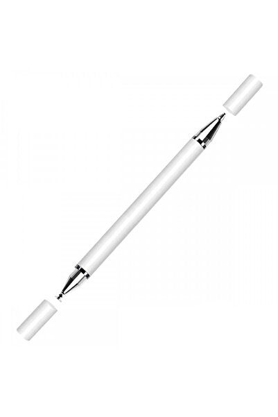 LENOVO Trendsshop S600 2 In 1 Stylus Uyumlu Özel Tasarım Ve Çizim Kalemi - Beyaz