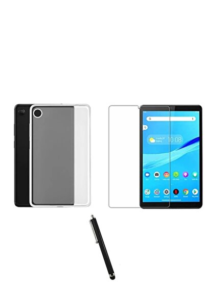 LENOVO Tab M8 Tablet Kılıfı 8505f 8505x Kılıf Şeffaf Silikon Kılıf + Ekran Ko...