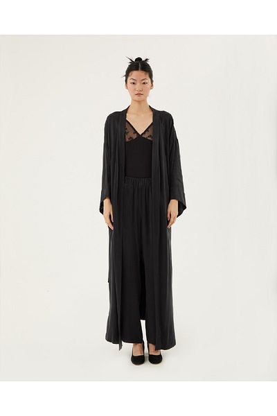 Towdoo Milky Way Long Kimono Cupro Dress