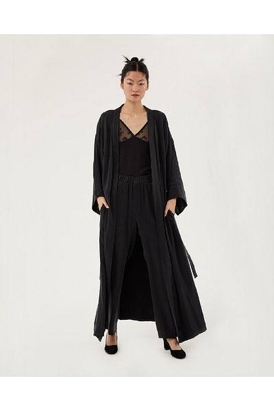 Towdoo Milky Way Long Kimono Cupro Dress