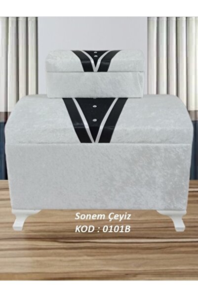 Sandık Dünyası Söz Nişan Bohça Gelin Damat Çeyiz Sandığı 2li 0101b