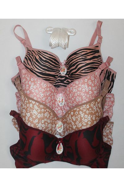 Tektaş 4-Piece Unpadded Underwire Women's Bra Set